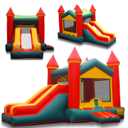 giant inflatable slide combo